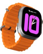 Vaku Luxos® Advanced Bluetooth Calling Smartwatch with 1.99" HD Display Heart Rate & ECG Monitor, Unlimited Watch Faces 10+ Sports Modes, Sleep Tracker, Silicone Strap- Orange - Image 2