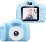 VeeDee Kids Camera Children Digital Cameras Toys 1080P 2.0" IPS Screen FHD Toddler Video Recorder Great Birthday Gifts for Kids (Blue) - Image 2