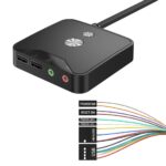 Verilux® Desktop Computer Switch Power Supply on/Off Press Button Switch with Reboot Button, 2 USB Port and 3.5mm Audio Jacks 1.6m Cable PC Computer Host Modification Switch Power - Image 2