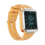 WatchOut WearPods Smartwatch with Wireless Earbuds, GPS Fitness Tracker, Music Storage, Heart Rate, Always-on HD Display, Best Headphones & Smart Watch in one Gift (Orange Army) - Image 2