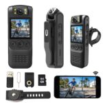 WiFi Body Camera 1080P HD Recorder 32GB with Audio&Video,180° Rotating Lens, Wireless Camera, Loop Recording, Image Mirroring, Cycling, Law Enforcement, Security, Travel - Image 2