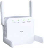 WiFi Extender WiFi Booster Indoor Repeater Signal Booster 1200Mbps WiFi Amplifier Long Range High Speed 5G/2.4G WiFi Internet Booster (White-1200Mb) - Image 2