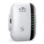 WiFi Extender, WiFi Booster/WiFi Range Extender, Signal Booster for Home Up to 1200 Sq.ft and 30 Devices, 300Mbps &2.4GHz WiFi Range Extender, Wireless Repeater (White) - Image 2