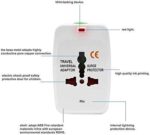 Worldwide Universal Power Adapter Converter | Travel Multi Plug Cable & with Build in Dual USB Charger for USA EU UK AUS Laptop Smartphone| Charger Plug for Phone, Laptop, Camera, Tablet - Image 2