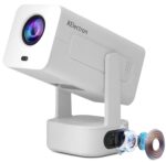 XElectron Techno Android 13 Smart Projector, 1080P & 4K Support, Bass Speaker, Rotatable Design, Remote Focus, Auto Keystone with Netflix, Prime, YouTube, etc, WiFi & BT, Screen Mirroring, 720P Native - Image 2