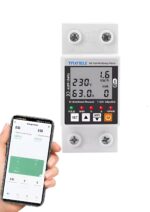 XPR3SS Taxnele 63A TUYA WiFi Bidirectional Meter Smart Earth Leakage Over Voltage Under Voltage Over Current Earth Leakage Surge Protector Relay Switch Energy Power kWh Smart Life - Image 2
