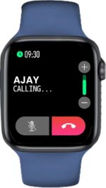 XTOUCH Smartwatch with Bluetooth Calling, Fitness Tracker, Heart Rate Monitor, Sports Modes, Built-in Speaker, Microphone, Contact Sync, Sleep Tracking, Smart Notifications (Blue) - Image 2