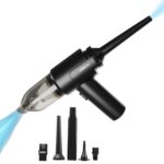 Xech Vacuum Cleaner for Home and Car with Blower & Duster Multiple Attachments Mini Handheld Rechargeable Cordless Wireless Vacuums 9000pa 130W 150ml (V-Gun PRO) - Image 2