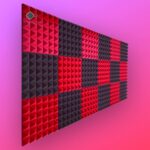 YGM Acoustic Foams® Pyramid Acoustic (Set of 18), 50 Density Foam Panels,12" X 12" X 2 Inches, Premium Grade Soundproofing Studio Noise, Echo Reduction and Absorption - Image 2