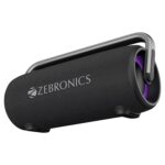 ZEBRONICS AXON 100 Portable Party Bluetooth Speaker, 90W RMS, Quad Drivers + Dual Passive Radiators, IPX5, Upto 6 Hours Playback, Rapid Charging, BT | USB | AUX | TWS, Fabric Finish, RGB, Deep Bass - Image 2