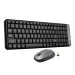 ZEBRONICS Companion 104 2.4GHz Wireless Keyboard & Mouse Combo, 100 Keys, Laser Printed Keycaps, Integrated Multimedia Keys, 3 Button Mouse, 1200 DPI, High Precision, Advanced Optical Sensor (Grey) - Image 2