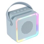 ZEBRONICS County 8, Portable Bluetooth Speaker, 8 Watts, Upto 7 Hours Playback, Passive Radiator, BTv5.3 | TWS | USB | mSD, RGB LED, Call Function, Compact Design, Carry Strap (Sky Blue) - Image 2