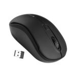 ZEBRONICS Dash Pro 2.4GHz Wireless Mouse, Upto 1600 DPI, 3 Level DPI, High Precision, Power Saving Mode, Comfortable & Lightweight, for Mac | Laptop | Computer (Black) - Image 2