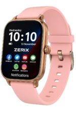 ZERIX Premium Smartwatch – 2.01” Full Touch Display, Custom Wallpapers, Advanced Fitness & Health Tracker, Heart Rate & Blood Pressure Monitor, Sleep & Step Tracking, Android & iOS, Pink - Image 2
