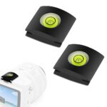 ZORBES® 2pcs Camera Flashlight Hot Shoe Cover with Bubble Spirit Level,Protector Cap for Canon,for Nikon Panasonic Fujifilm Olympus Pentax Sigma DSLR/SLR/Evil Camera - Image 2