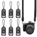 ZORBES® 6 Pcs Camera Quick Release Combo Buckle, Anchor Links for Camera Straps, Camera Strap Quick Release Clip Buckle for DSLR, Mirrorless Cameras - Image 2