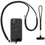 ZORBES® Phone Lanyard for Mobile, Adjustable Wrist and Neck Strap Set for Most Phone Case, Universal Nylon Safety Mobile Chain, Crossbody Strap with 2 Self-Adhesive Inserts Sling Not Includes Case - Image 2