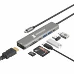 Zen-7-in-1 TypeC Docking Station with 4K HDMI,1xUSB 3.0, 1xUSB 2.0 & 2xTypeC 3.0 PD 100W Charging Port, SD & Micro SD Slot,for All Type C Devices- MacBook,Laptop, 6 Months Warranty - Image 2