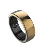 aaboRing, Health & Fitness Tracker Smart Ring, Advance Sleep Monitoring, Stress & Activity Tracking, Titanium, IP68 Waterproof (US Size No 7, Wireless - Glittering Gold) - Image 2