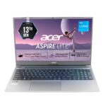acer Aspire Lite, 13th Gen, Intel Core i3-1305U, 16GB RAM, 512GB SSD, Full HD 15.6"/39.62 cm, Windows 11 Home, Steel Gray, 1.59 KG, AL15-53, Metal Body, 36 WHR, Thin and Light Premium Laptop - Image 2