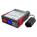 amiciSmart STC-3028 Digital Thermostat Temperature & Humidity Regulating Device with NTC Sensor, Dual Output & 10A Relay | Ideal for Incubators, Poultry, & DIY Environmental Control (AC 220V) - Image 2