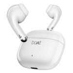 boAt Airdopes 101v2, 35H Battery, ENx Tech, 13mm Drivers, ASAP Charge, Flex-Fit Ear Tips,Stream Ad Free Music via App Support, Bluetooth Earbuds, TWS Ear Buds Wireless Earphones with mic (Smoke White) - Image 2