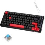 daWg HighKEY 718, 75% Wireless Mechanical Keyboard, RGB, daWg Glacier Tactile Switches, Hot Swap, Gasket with 5 Layer Absorption, 4000mAh, 30 Days, (Type-C, 2.4Hz, 3*BT), Volume Knob, Advance Software - Image 2