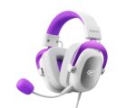 havit HV-H2002d Purple Gaming Headset Headset with Microphone, Speaker 53mm, Plug 3, 5mm: Compatible with Xbox ONE and PS4, HAVIT, HV-H2002d Purple and White - Image 2