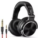 kh DJ Stereo Headphone Over Ear Wired Headphones Studio Monitor & Mixing DJ Stereo Headsets 1/4 to 3.5mm Audio Jack for AMP Computer Recording Phone Piano Guitar Laptop - Image 2