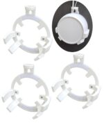 makerV Wall Mount Bracket Holder for TP Link Deco BE25 Mesh WiFi Router, Space Saving Design, Cable Routing, LED Status: Pack of 3 - Image 2