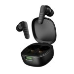 pTron Bassbuds NEO TWS Earbuds w/ 13mm Drivers, 45Hrs Playtime, Dual HD Mic & AI-ENC Calls, Custom EQ, Mobile App, Bluetooth V5.4 Earphones, Voice Assistant, Type C Fast Charging & IPX5 (Raven Black) - Image 2