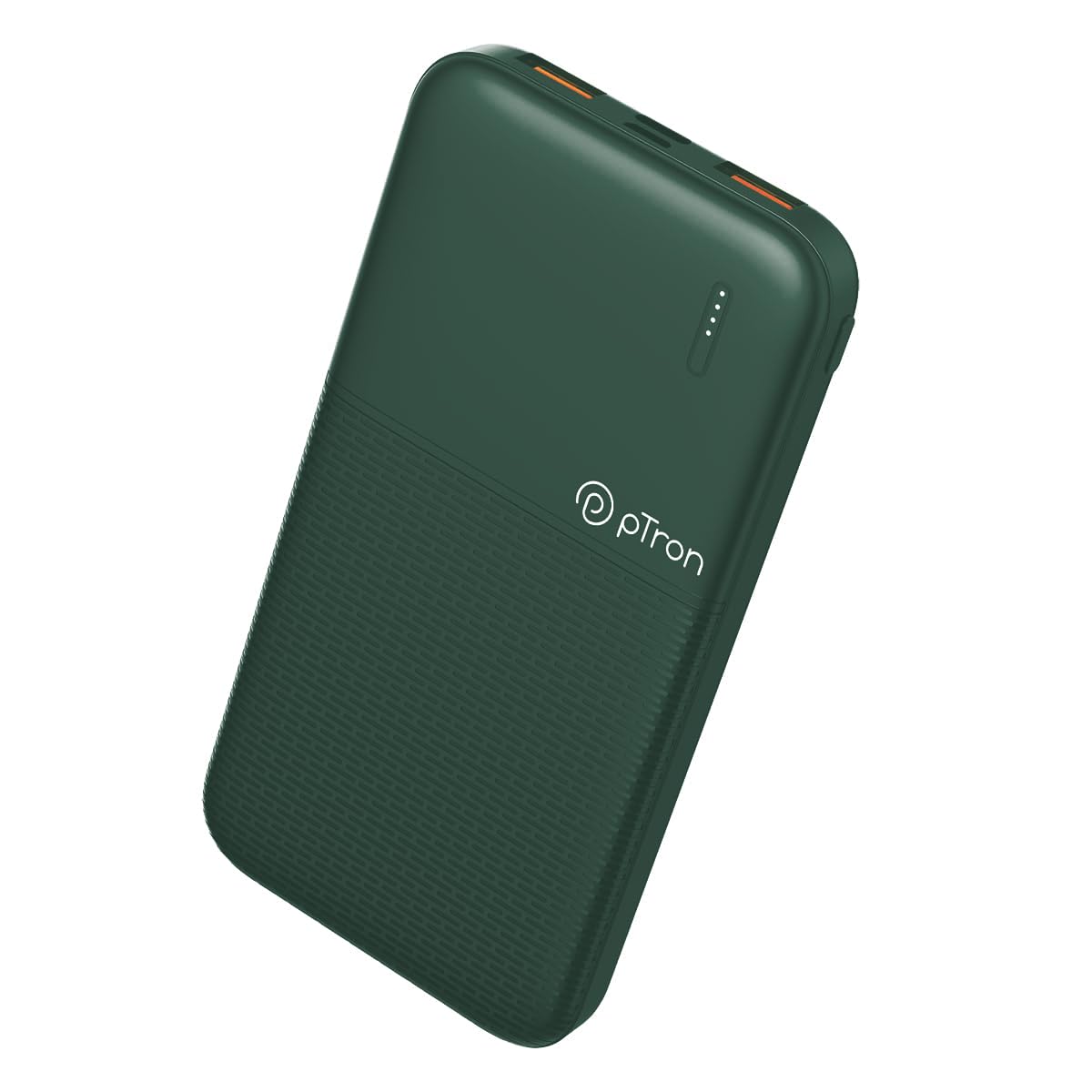 pTron Dynamo 10000mAh 22.5W Power Bank Supports VOOC/Wrap/Dash USB Charging, Micro USB Input 20W PD Fast Charging, 3 Output, 2 Input Ports Type-C/PD & Micro USB & Multiple Layers of Protection (Green) - Image 2