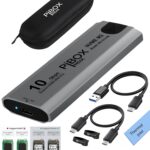 pibox India NVMe M2/M.2 Tool-Free SSD Enclosure Case with USB 3.2, 10Gbps & PCI-E NVMe Reader, USB-C, Supports M & B&M Keys, 2230/2242/2260/2280 SSDs, Realtek RTL9210 Chipset - Image 2