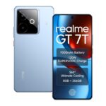realme GT 7T Smartphone 6.8 Inch Display 120Hz Refresh IP69 256GB ROM 8GB RAM 7000mAh Battery 120W Fast Charge Android 15 Support AI Camera Dual 5G SIM NFC (Blue) - Image 2