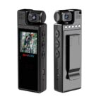 smars Pocket Body Camera with Audio and Video Recording, 1080P Full HD, 180° Flip Lens, Night Vision - Image 2