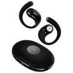truke New Launch ResonanceX Open Ear Wireless Earbuds, 24-bit Spatial Audio, 70Hrs Playtime with Fast Charging, 16mm Titanium Drivers, 40ms Low Latency, Quad Mic ENC Calls, Made in India (Ash Black) - Image 2