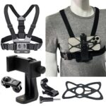 yantralay Phone Chest Mount Strap Harness for iPhone 16, Samsung, Xiaomi, Go Pro Hero 13/12/11/10/9/8/7, Action Cameras & DJ I Os mo – Mobile Holder Belt for Vlogging, Biking, and Outdoor Sports. - Image 2