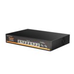 10-Port 2.5Gb PoE Switch Unmanaged, 2.5G Ethernet Switch with 8*2.5G PoE Ports and 2*10G SFP+ Uplink, IEEE802.3af/at, Compatible with 100/1000/2500Mbps for 2.5Gb NAS/PC, WiFi6 Router, Wireless AP - Image 2