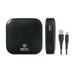 10000mAh Mini Power Bank with Type-C & Micro USB Input, Portable Compact Charger for Mobile, Tablet, Earbuds, Smartwatch – Black - Image 2