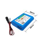 12V Lithium ion Rechargeable Battery Pack for GPS i Pod P sp/DVD/mp4 CCTV Camera DVR Backup Project Work Industrial Equipment 1200mah,1800mah,2000mah - Image 2