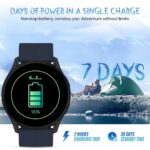 PunnkFunnk Active 2 Smartwatch, 1.39” HD Round Display, Bluetooth Calling, Heart Rate & SPO₂, 100+ Sports Modes, IP67, Long Battery Life for Men & Women (Magnetic Dark Blue) - Image 5