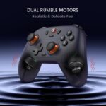 GameSir Nova Lite Gaming Controller Wireless Bluetooth Wireless Connection Controller PC/Steam/Switch/iOS/Android Gamepad Anti-Drift Hall Effect Joystick Turbo Control (Space Purple) - Image 3