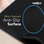 FRONTECH MSP-0055 Large Gaming Mouse Pad, Non-Slip Base, Durable Surface, Black - Image 4
