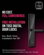 Digital Door Lock for Main Door with andle | 4-in-1 Keyless Entry Fingerprint, PIN, RFID, Key | Biometric Security for Home & Office - Image 3