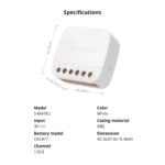 Ledgebit S-MATE 2 Extreme Switch Mate – Ultra Compact Dry Contact Controller for External Switches | Works with MINIR4 & eWeLink-Remote System - Image 7