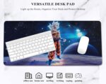 Tee Mafia Kakarot Super Saiyan - Anime Comic Series Mouse Mat - Printed Large Extended XXL Mouse Pad for Laptop, Desktop, PC for Gaming Table Mat - Anti-Skid Rubber - [11 x 23in] - Pack of 1 (D6) - Image 3