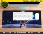 Tee Mafia Kakarot Super Saiyan - Anime Comic Series Mouse Mat - Printed Large Extended XXL Mouse Pad for Laptop, Desktop, PC for Gaming Table Mat - Anti-Skid Rubber - [11 x 23in] - Pack of 1 (D6) - Image 4
