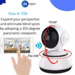 Maizic Smarthome 5+5 MP CCTV Camera 360? Security WiFi Camera, Pan & Tilt, Color Night Vision 20M, Human Detection, Smart Motion Tracking, 2-Way Talk (min robo) - Image 5
