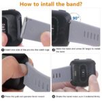 Wepro Bands Compatible With Fitbit Versa SmartWatch, Versa 2 and Lite SE for Women Men, Small and Large - Image 7