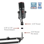 AverMedia Live Streamer AM350 USB Condenser Microphone for Streaming, Podcast, Gaming, Vocals, ASMR, Laptop, PC - Image 4